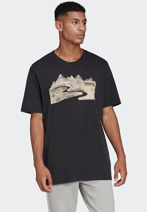 adidas Originals - Adventure Mountain  Ink Tee - black