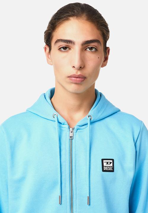 Diesel  - S-girk-hood-zip-k1 - blue