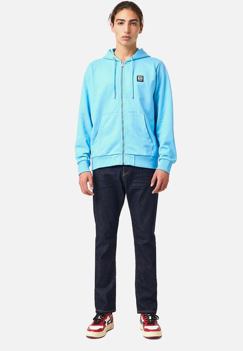 Diesel  - S-girk-hood-zip-k1 - blue