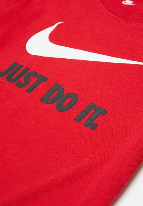 Nike - B nsw tee jdi swoosh - gym red