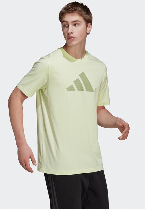 adidas Performance - Future Icons 3 Bar Short Sleeve T-Shirt - almost lime
