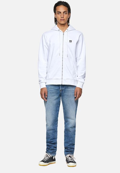Diesel  - S-girk-hood-zip-k1 - white
