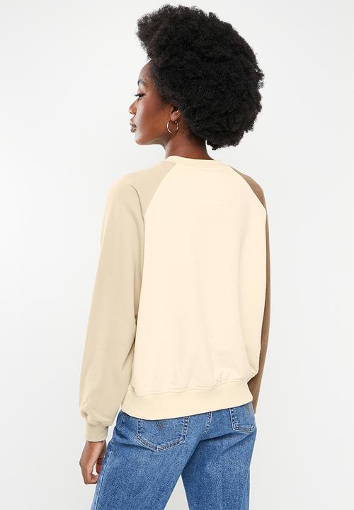 Cotton On - Raglan colour block sweatshirt - multi 