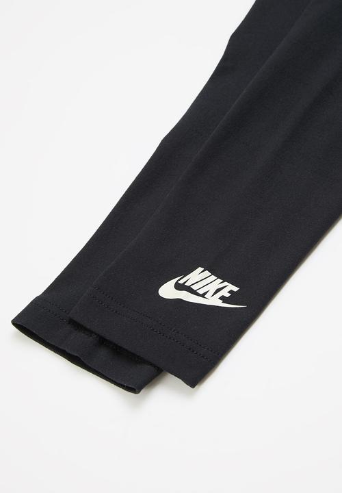 Nike - Nkg swooshfetti legging set - black & yellow