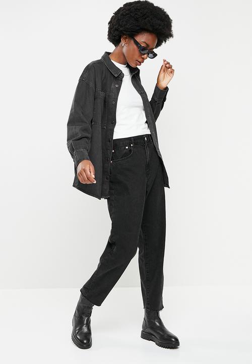 Cotton On - Denim shacket - washed black
