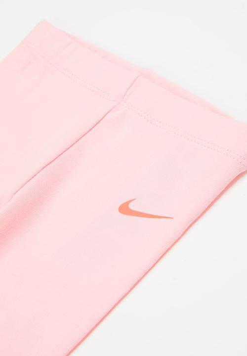 Nike - Nkg ls bodysuit pant set - yellow & pink
