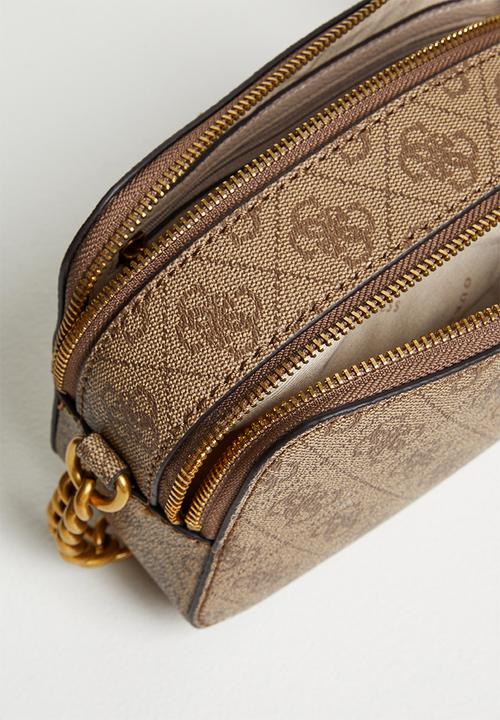 GUESS - Noelle crossbody camera - latte