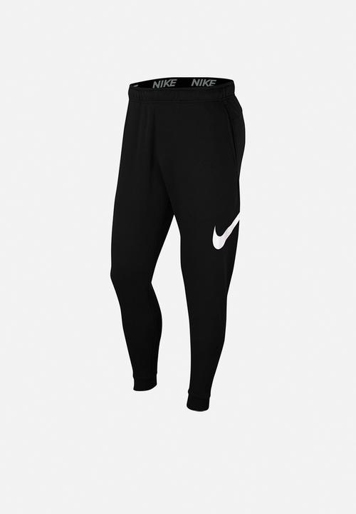 Nike - M Nike df pant taper fa swsh - black & white