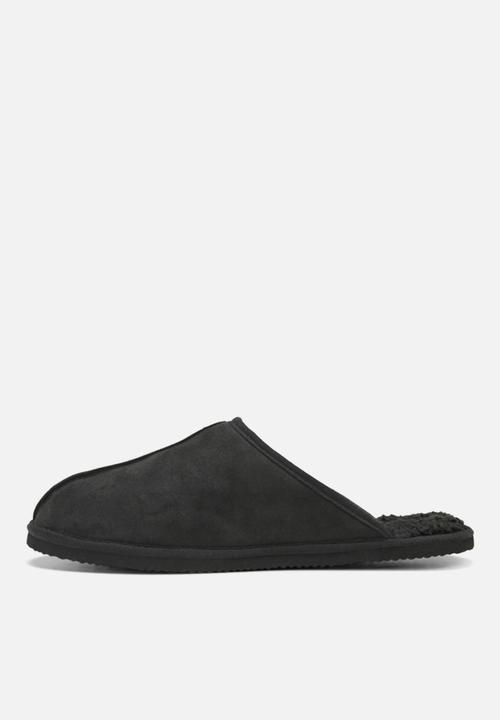 Jack & Jones - Dudley microfiber slipper - anthracite