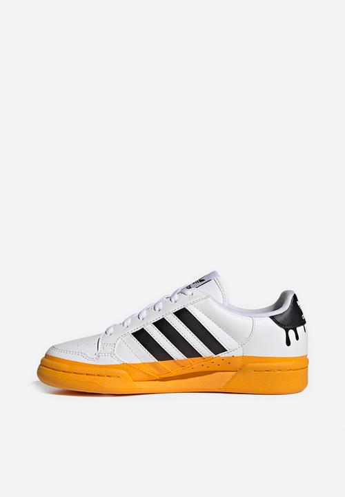 adidas Originals - Continental 80 stripes j - ftwr white/core black/team college gold