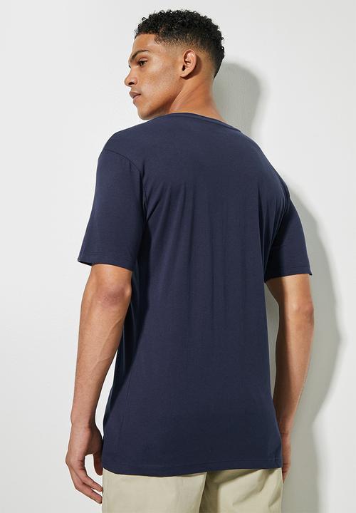 Superbalist - Dean vee neck tee - navy