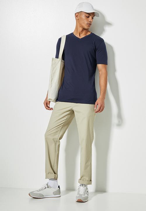 Superbalist - Dean vee neck tee - navy