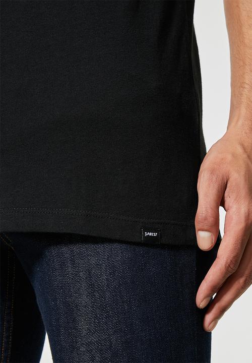 Superbalist - Dean vee neck tee - black