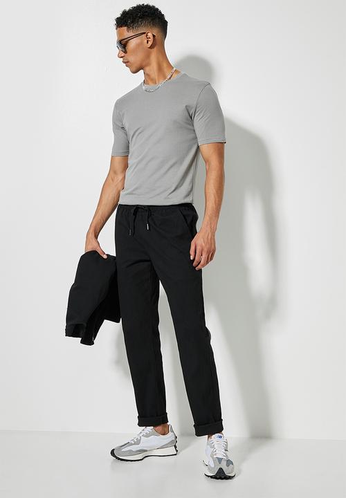 Superbalist - Deco seersucker elastic waistband pant - multi