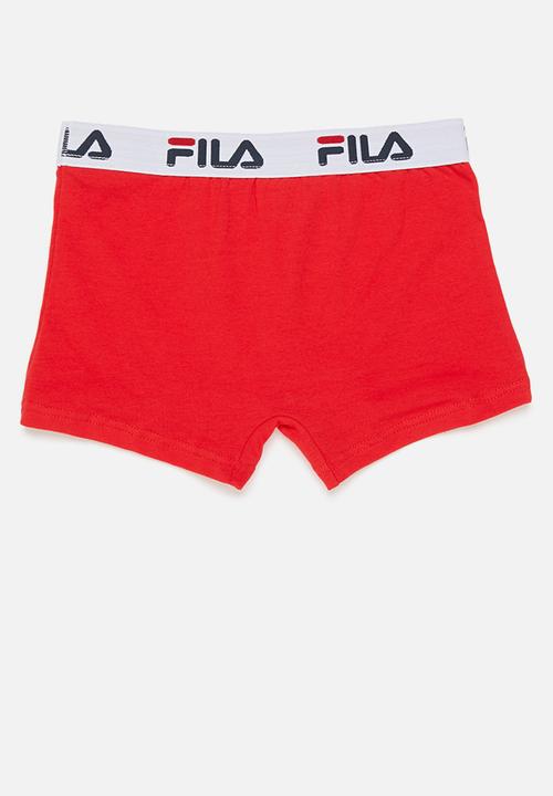 FILA - B2 (2 pk) trunk - chinese red  peacoat