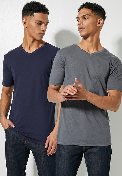 Superbalist - 5 Pack Dean vee neck tee - multi 