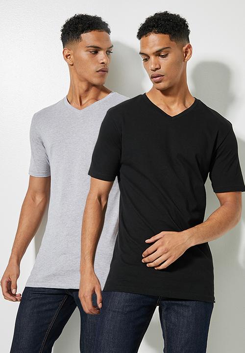 Superbalist - 5 Pack Dean vee neck tee - multi 