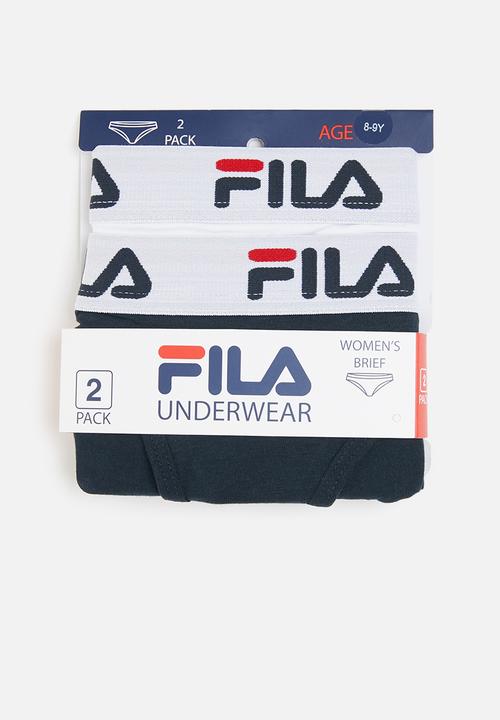 FILA - G4 (2 pk) brief - peacot white
