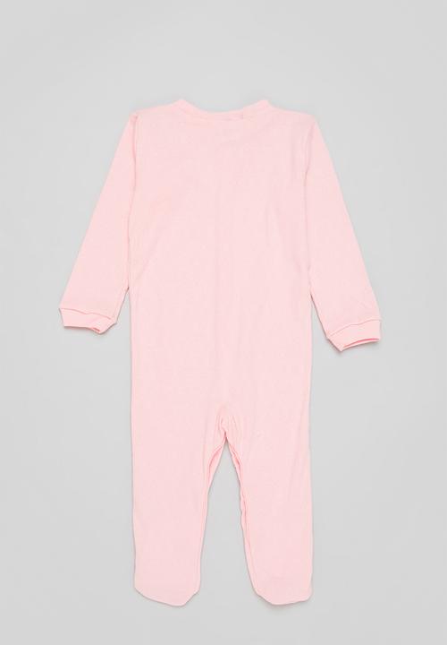 Pop Candy - Baby 2 pack sleepsuit - pink & white 
