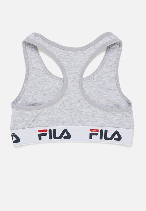 FILA - G2 (2 pk) bra - chinese red grey melange
