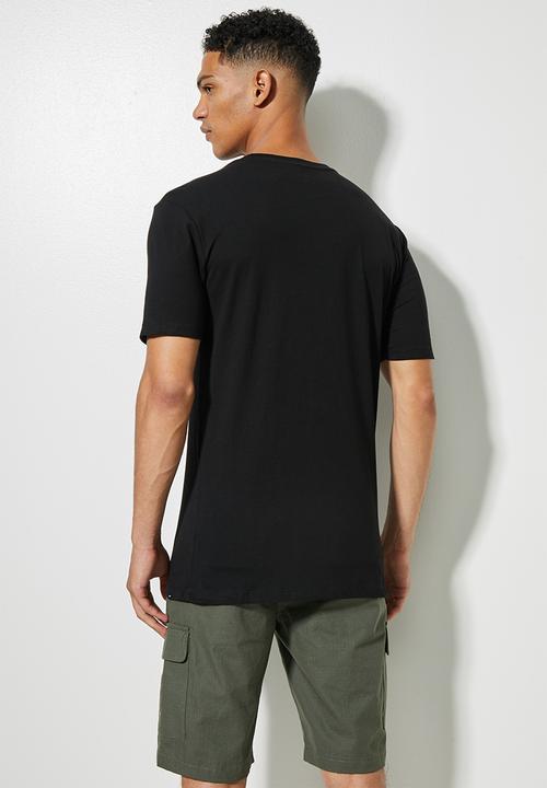 Superbalist - 2 Pack nate crew neck tee - black
