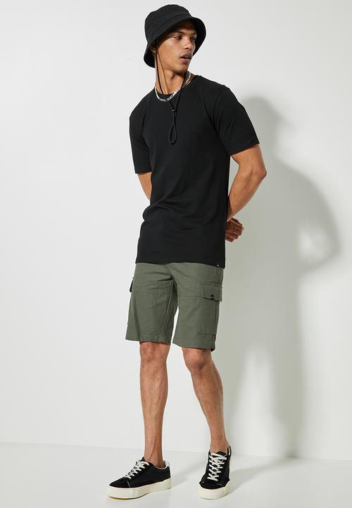 Superbalist - 2 Pack nate crew neck tee - black