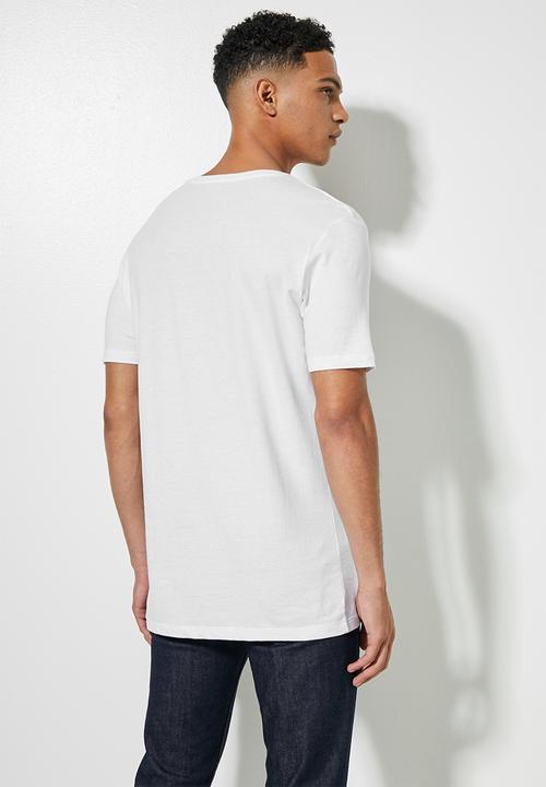 Superbalist - 2-pack dean vee neck tee - white