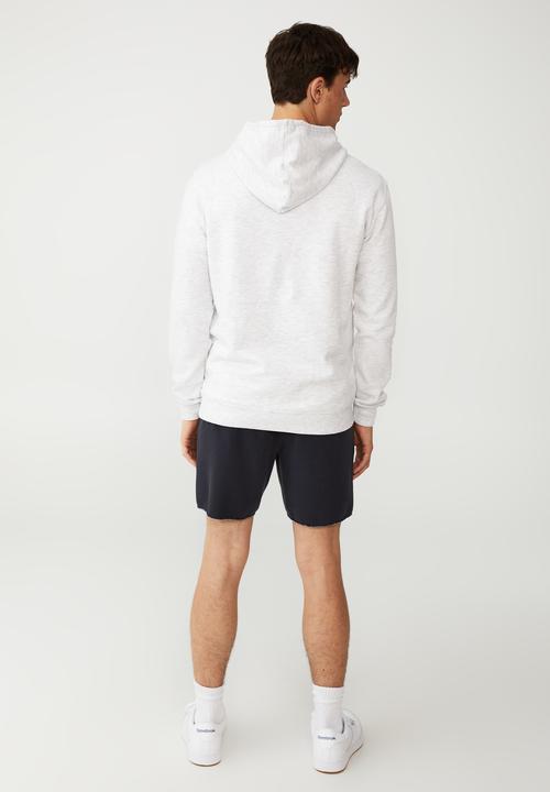 Cotton On - Graphic fleece pullover - white marle