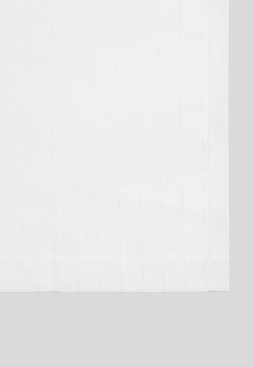 Sixth Floor - Taped striped frosted voile - white