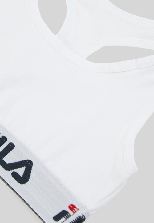 FILA - G1 (2 pk) bra - peacot white