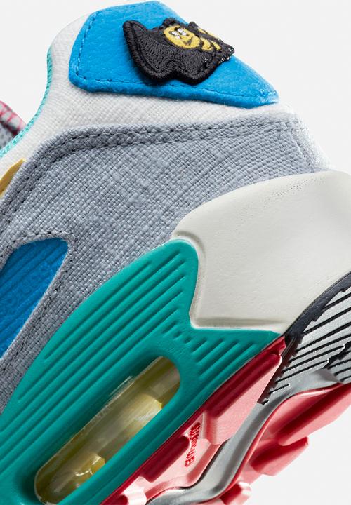 Nike - Nike air max 90 - phantom/celery-iron grey-rush pink