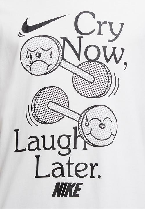 Nike - Nk df tee huor cry - white