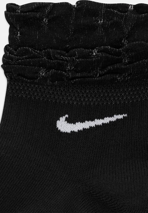 Nike - Nike everyday training ankle socks - black & white