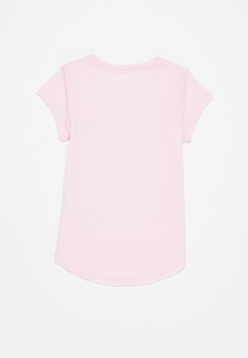 Nike - Nike girls seasonal heart tee - pink foam