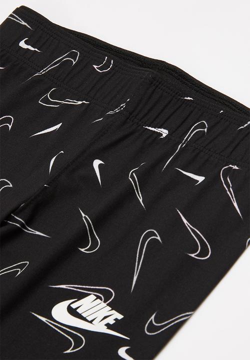 Nike - Nike girls swooshgetti legging - black