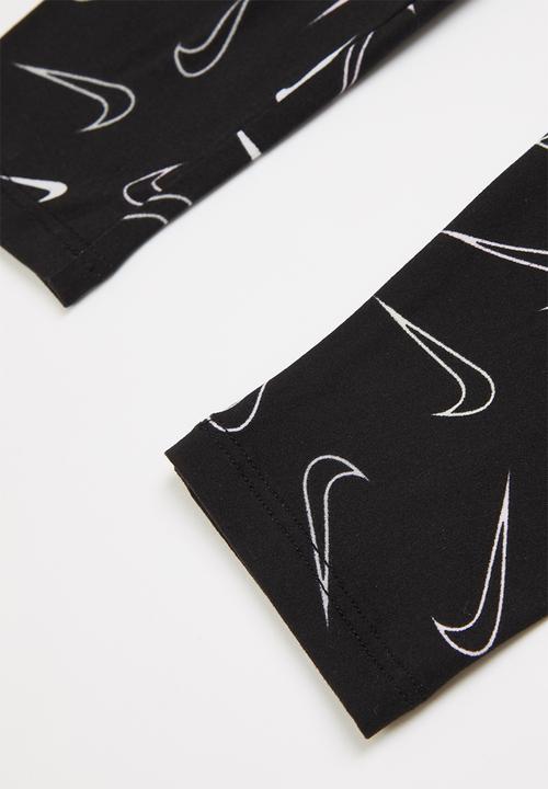 Nike - Nike girls swooshgetti legging - black
