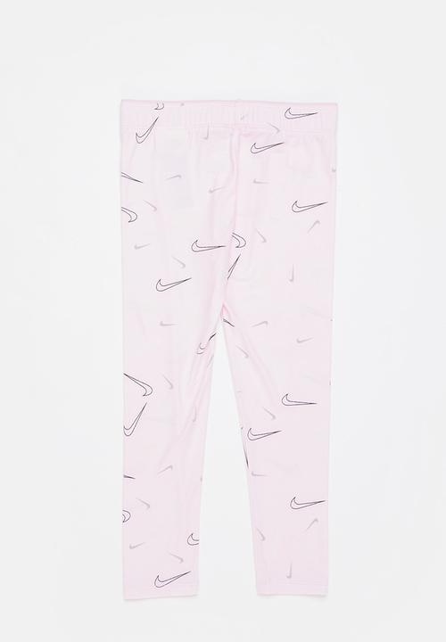 Nike - Nike girls swooshgetti legging - pink foam
