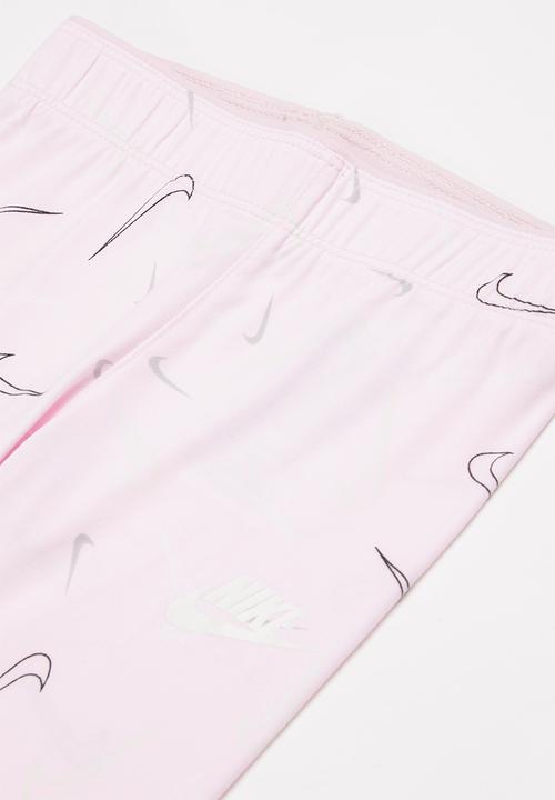 Nike - Nike girls swooshgetti legging - pink foam