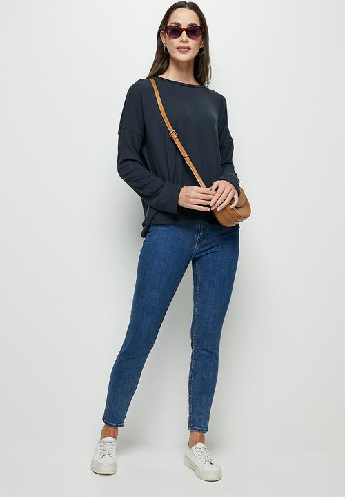 edit - Dolman texture tee - ink