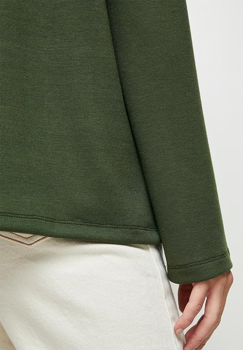 edit - Dolman texture tee - fatigue