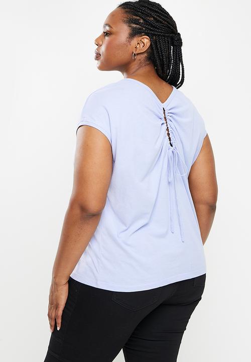 MANGO - Plus T-shirt vicky14 - light pastel blue
