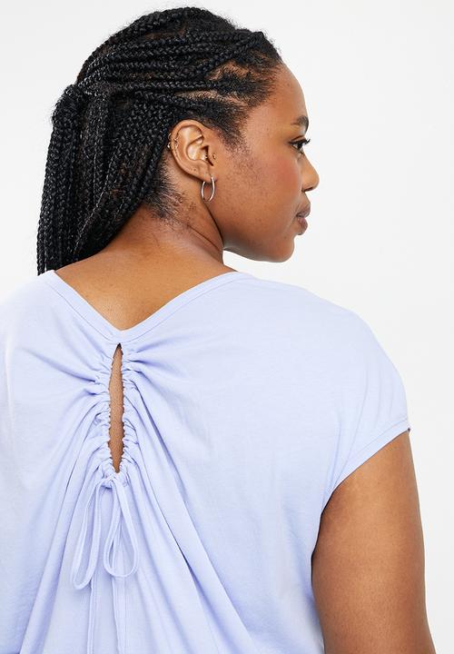 MANGO - Plus T-shirt vicky14 - light pastel blue