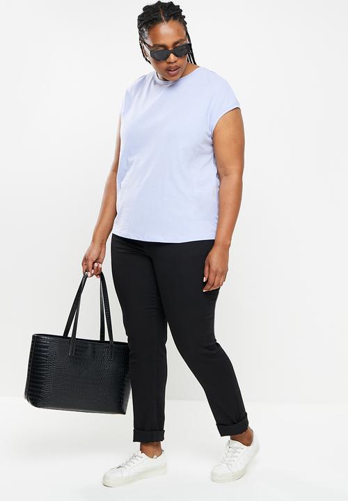 MANGO - Plus T-shirt vicky14 - light pastel blue