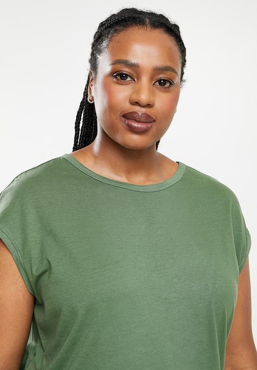 MANGO - Plus T-shirt vicky14 - green
