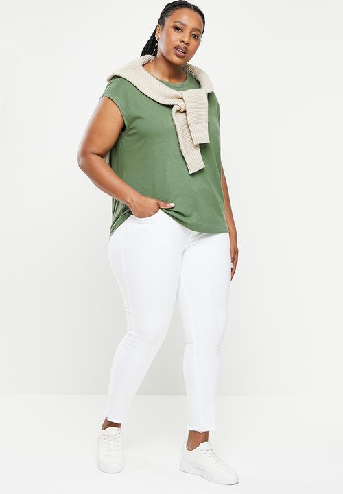 MANGO - Plus T-shirt vicky14 - green
