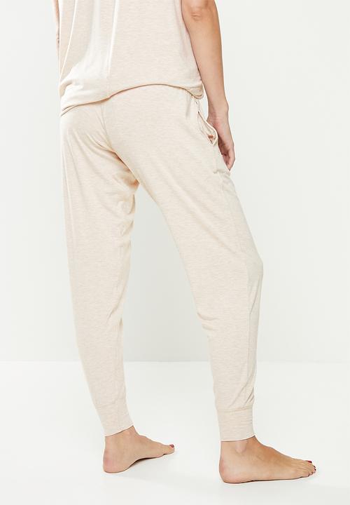 Cotton On - Sleep recovery maternity pant - french oak marle