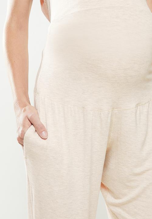 Cotton On - Sleep recovery maternity pant - french oak marle
