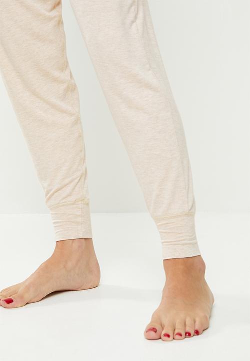 Cotton On - Sleep recovery maternity pant - french oak marle