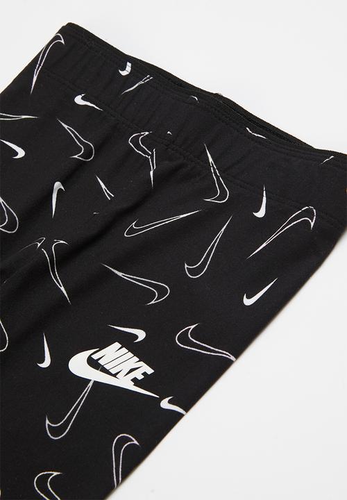 Nike - Nkg swooshfetti legging - black