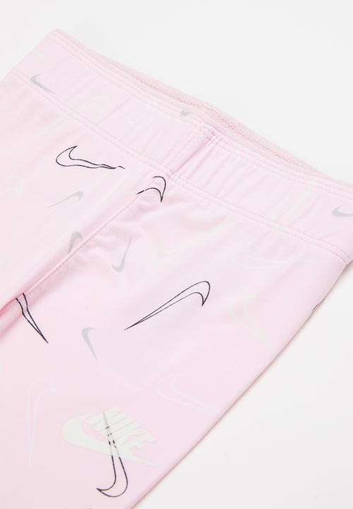Nike - Nkg swooshfetti legging - pink foam